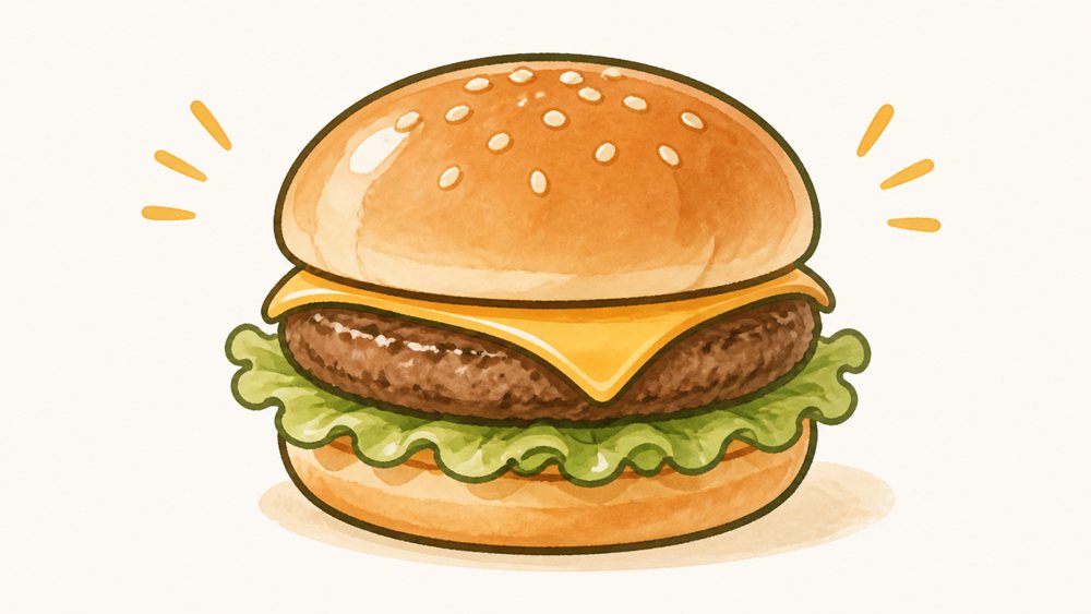 ハンバーガーのイメージ画像