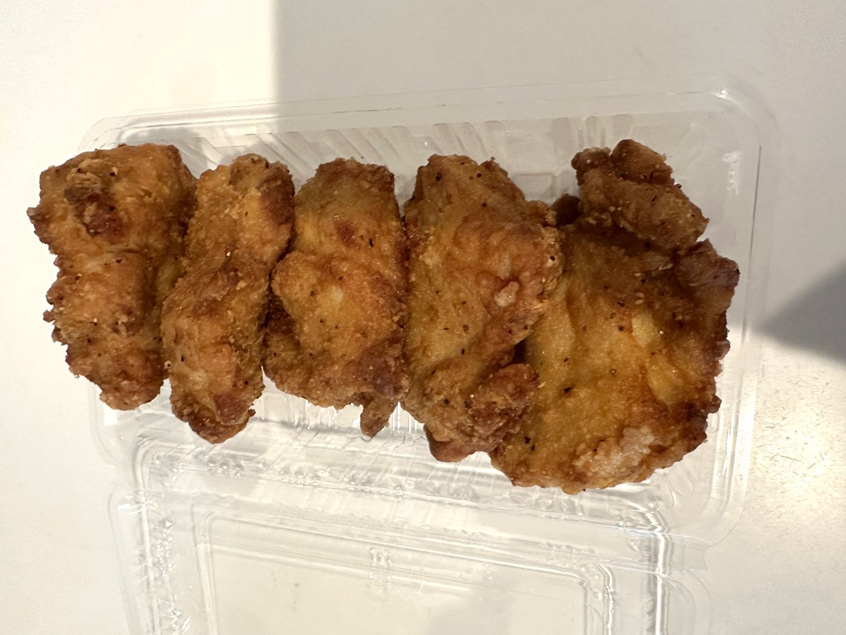ななチキの実物写真