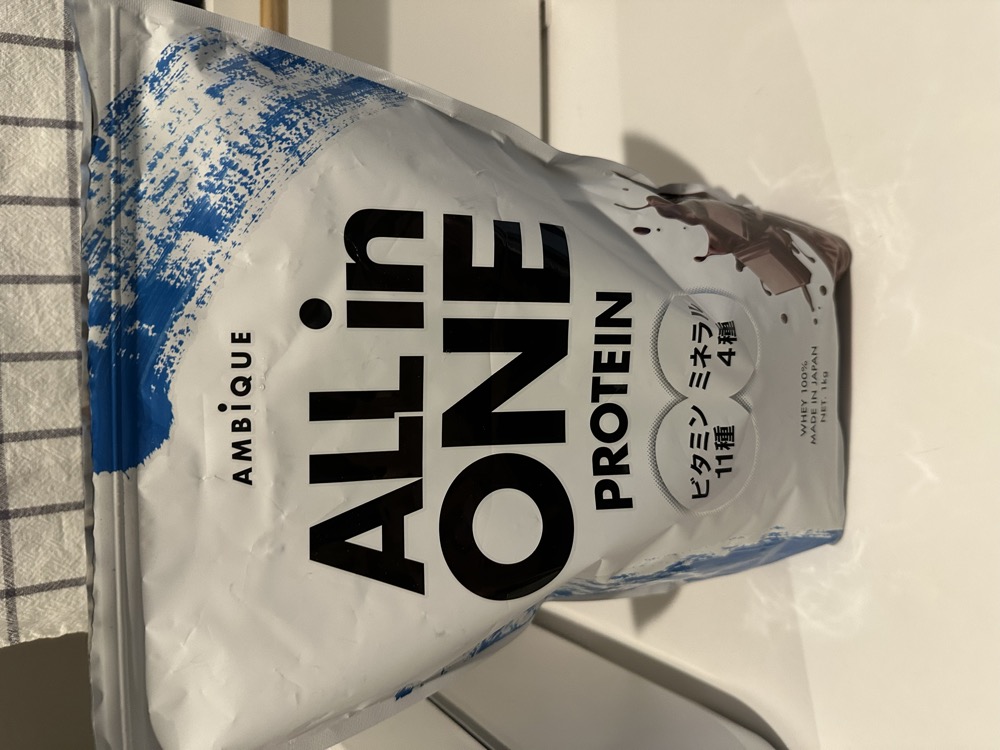 アンビーク オールインワンプロテイン（チョコ）の実物